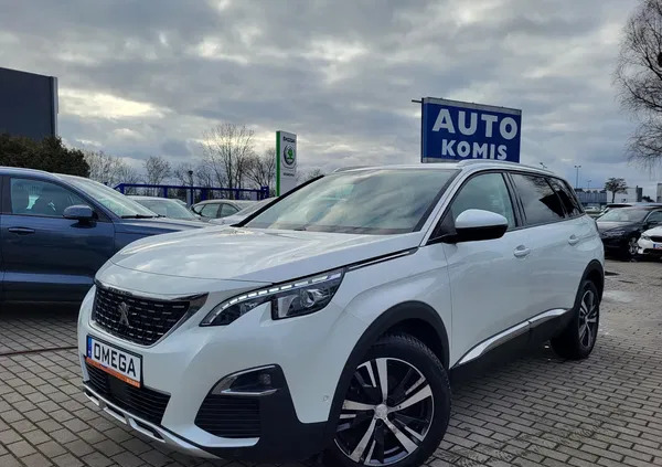 kujawsko-pomorskie Peugeot 5008 cena 69900 przebieg: 184000, rok produkcji 2018 z Szczebrzeszyn